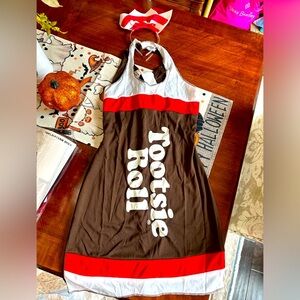 Tootsie Roll costume. Candy costume. Wore once. Says fits sizes 4-10  fits small